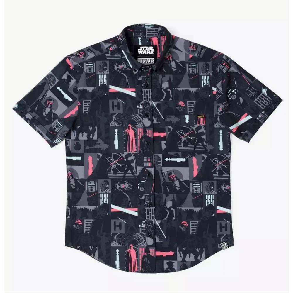 RSVLTS Star Wars‎ Trilogy's End 40th Anniversary Button Down Shirt Size XS